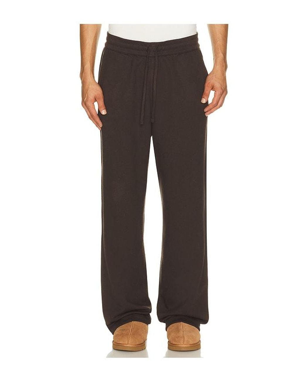 Reigning Champ Black Midweight Terry Relaxed Sweatpant for men