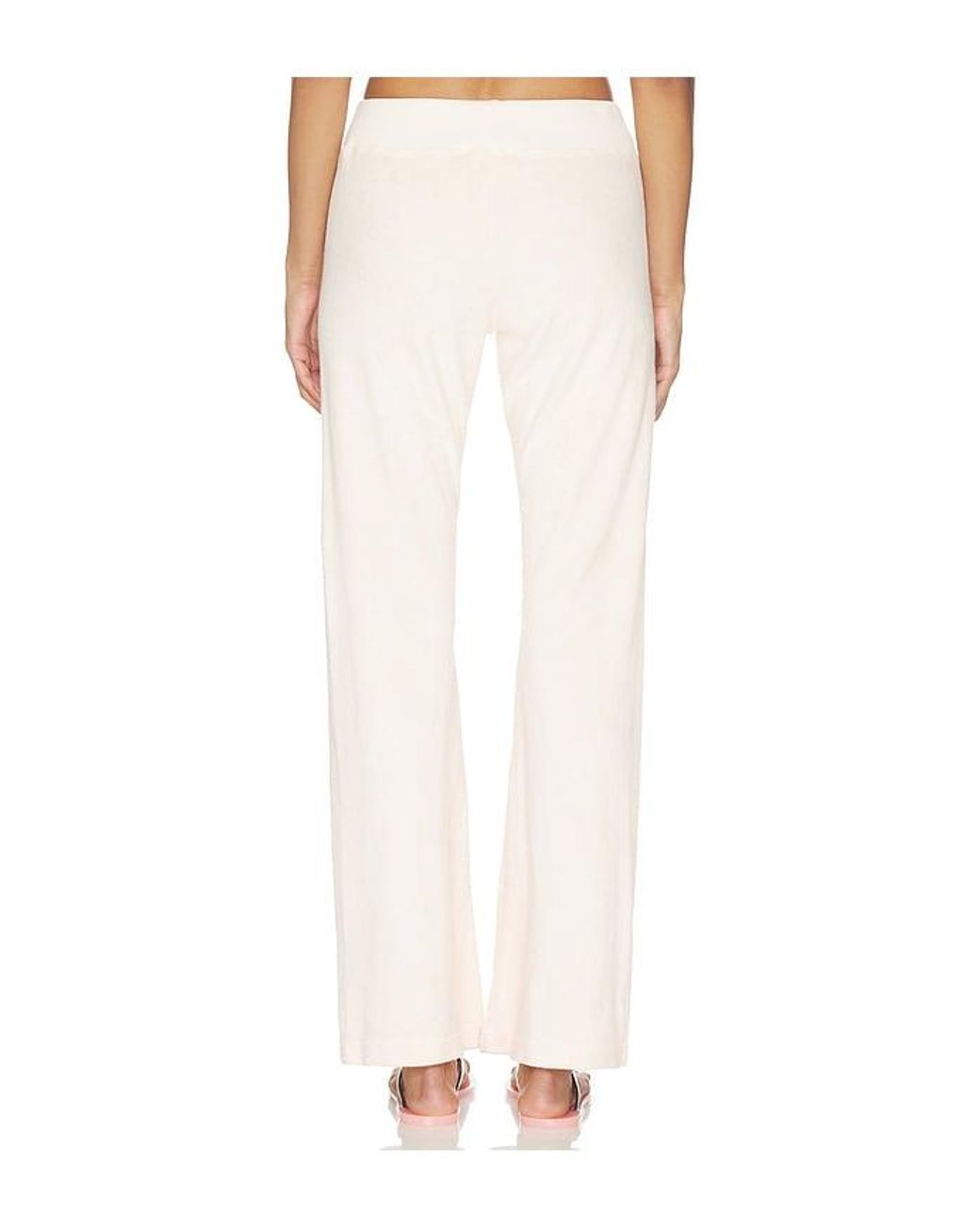 Bobi White Comfort Waist Skinny Flare Pant