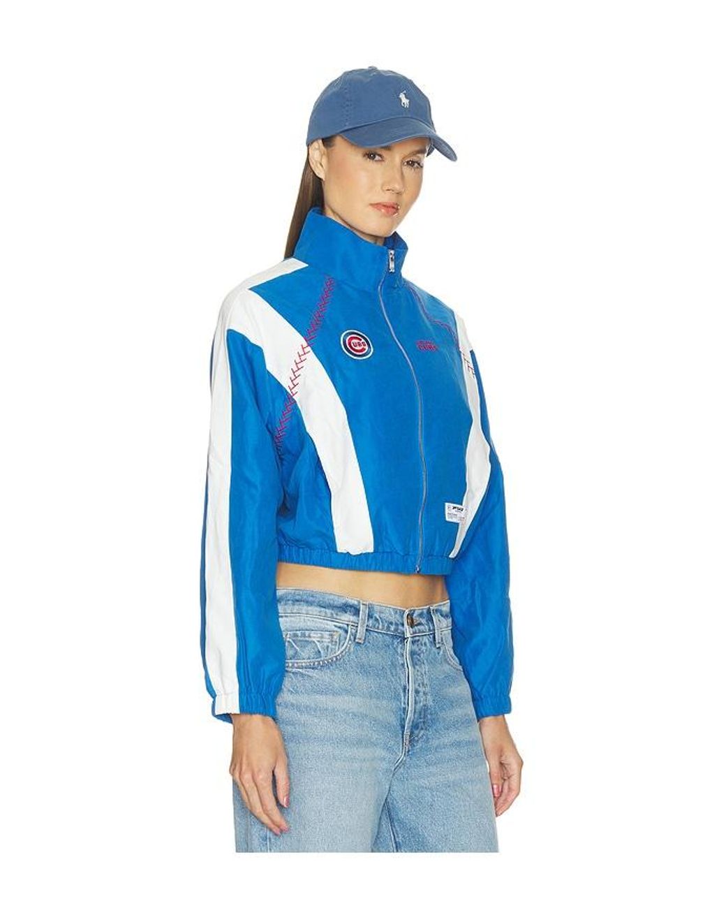 OFF SEASON Blue Lightweight Track Jacket