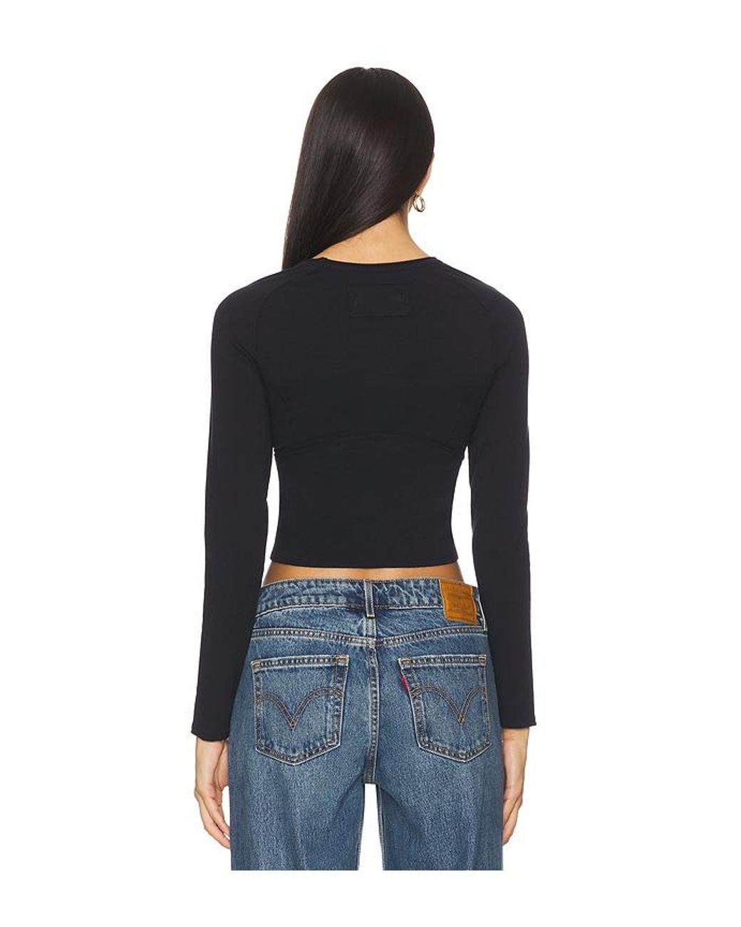 Free People Black X We The Free Protagonist Long Sleeve
