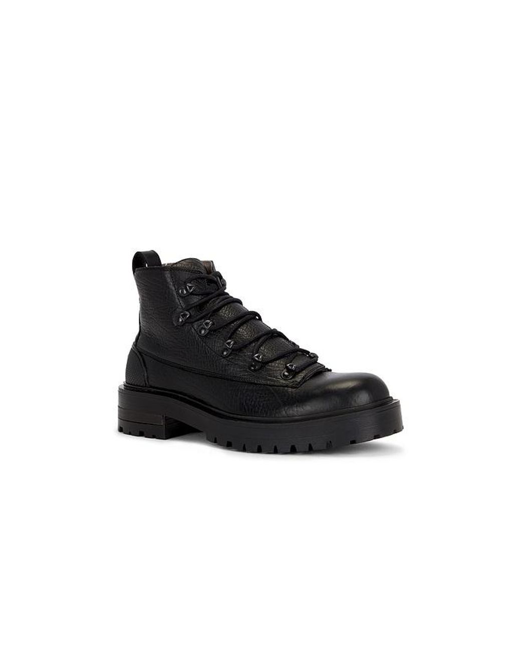 AllSaints Black Mccoy Hiking Boot for men