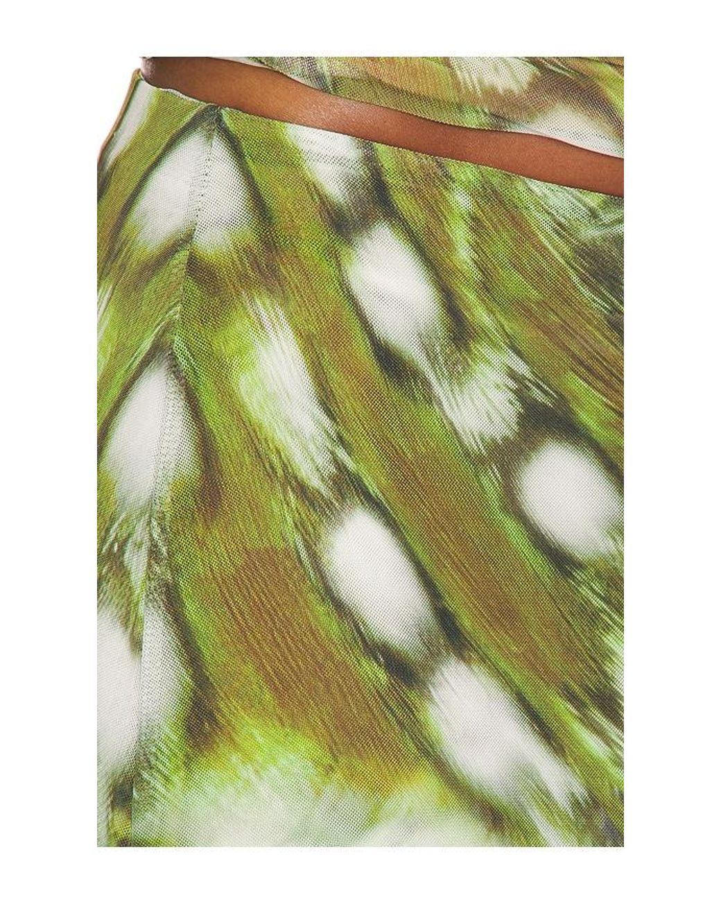 AFRM Green Sera Skirt