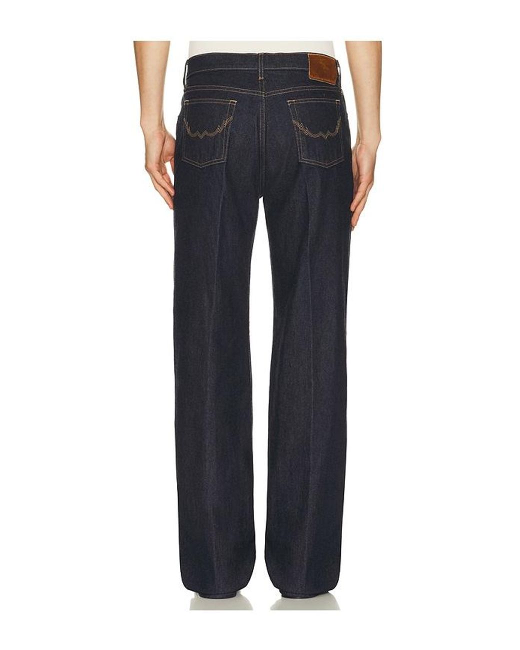 Austin Post Blue Outland Wide Cut Jean for men