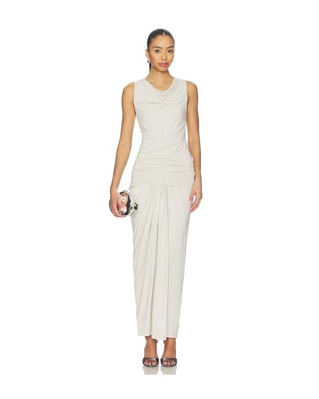 Entire studios White Drape Dress
