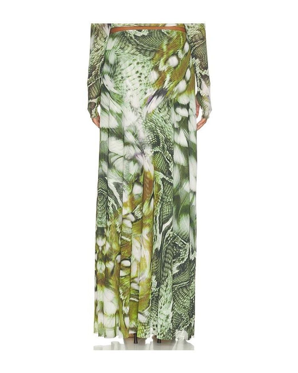 AFRM Green Sera Skirt