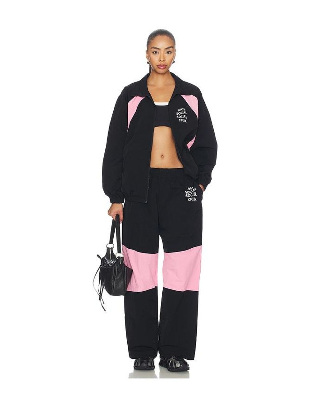 ANTI SOCIAL SOCIAL CLUB Black Track Pants