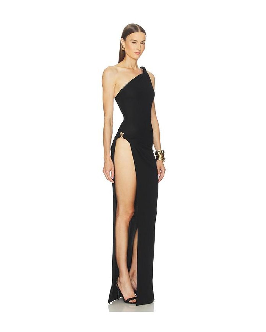 Michael Costello Black X Revolve Ancona Dress