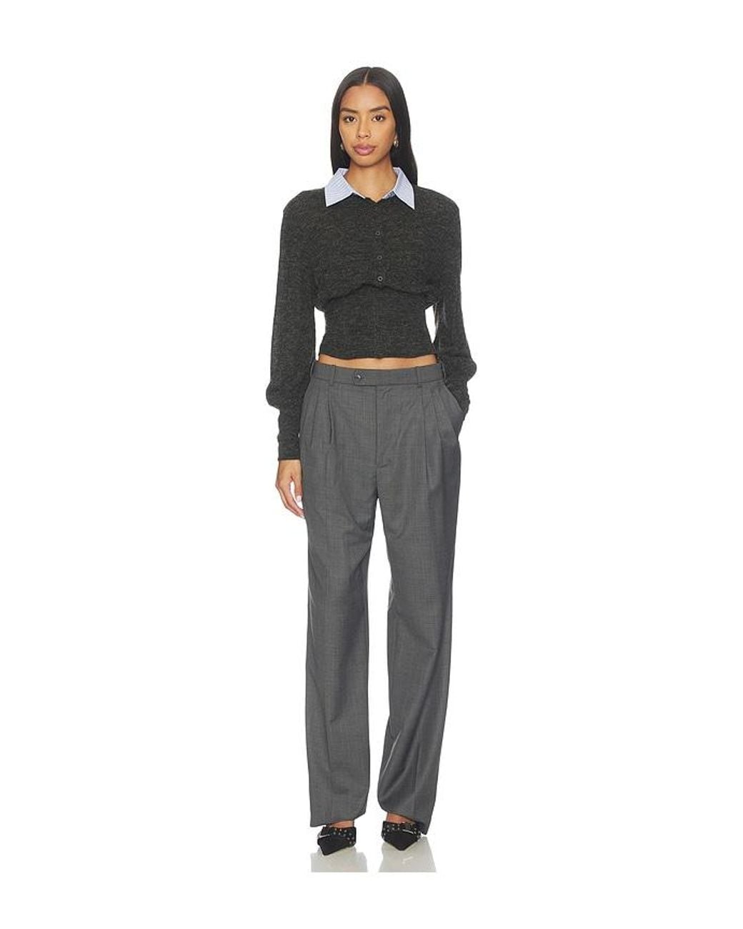 With Jean Black Heidi Top