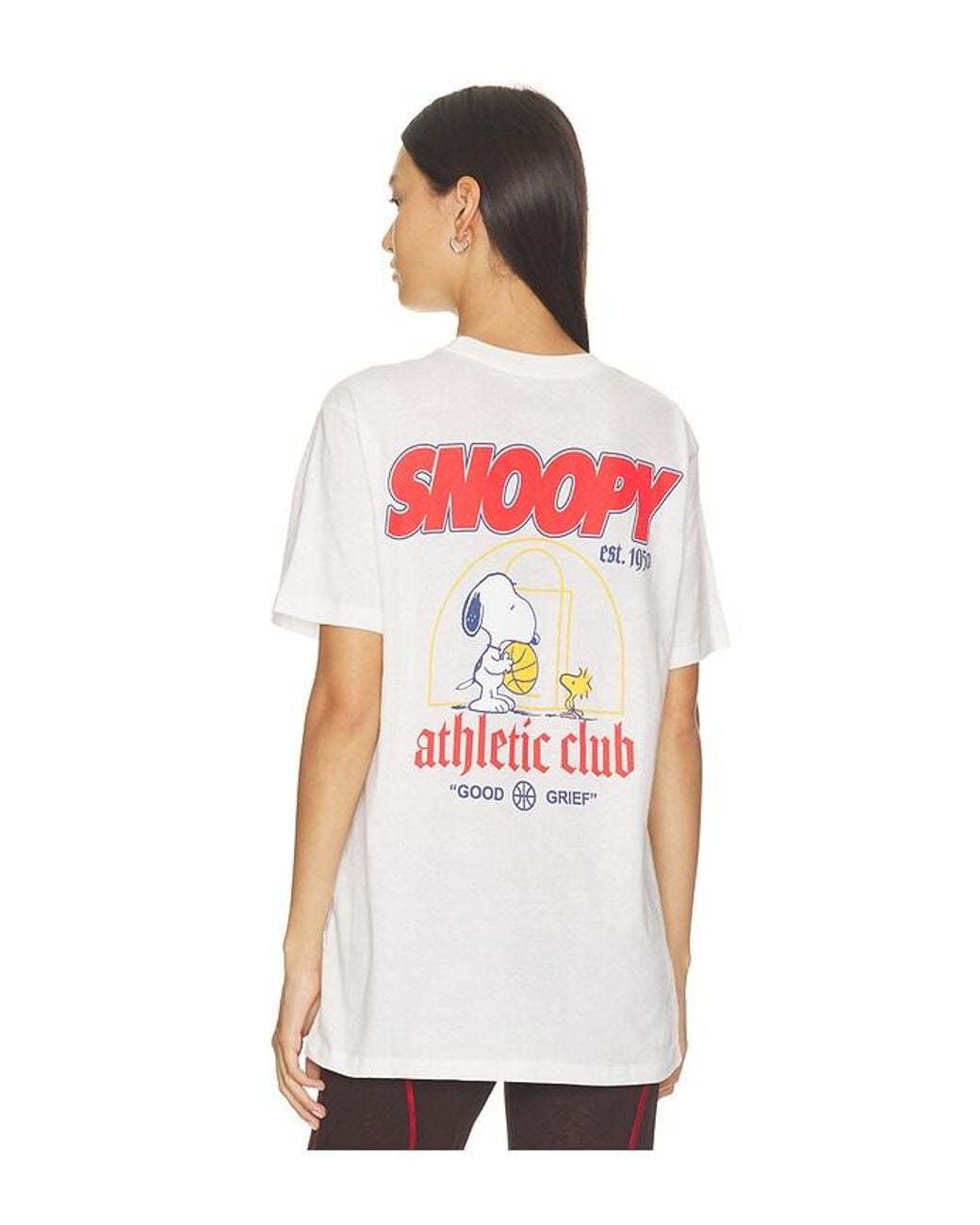 The Forecast Agency White Peanuts Athletic Tee for men