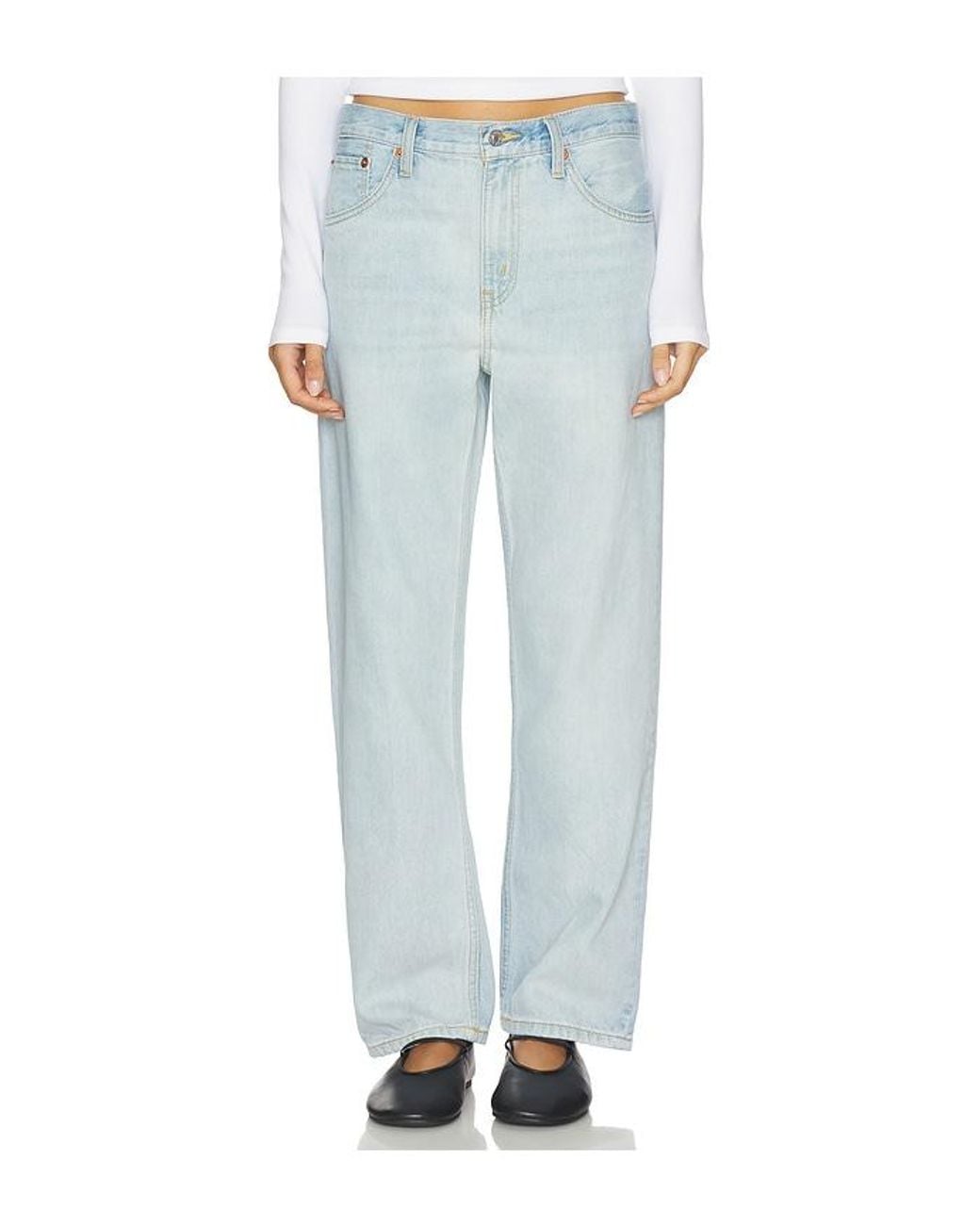 Re/done Blue The Ollie Straight Leg Jean
