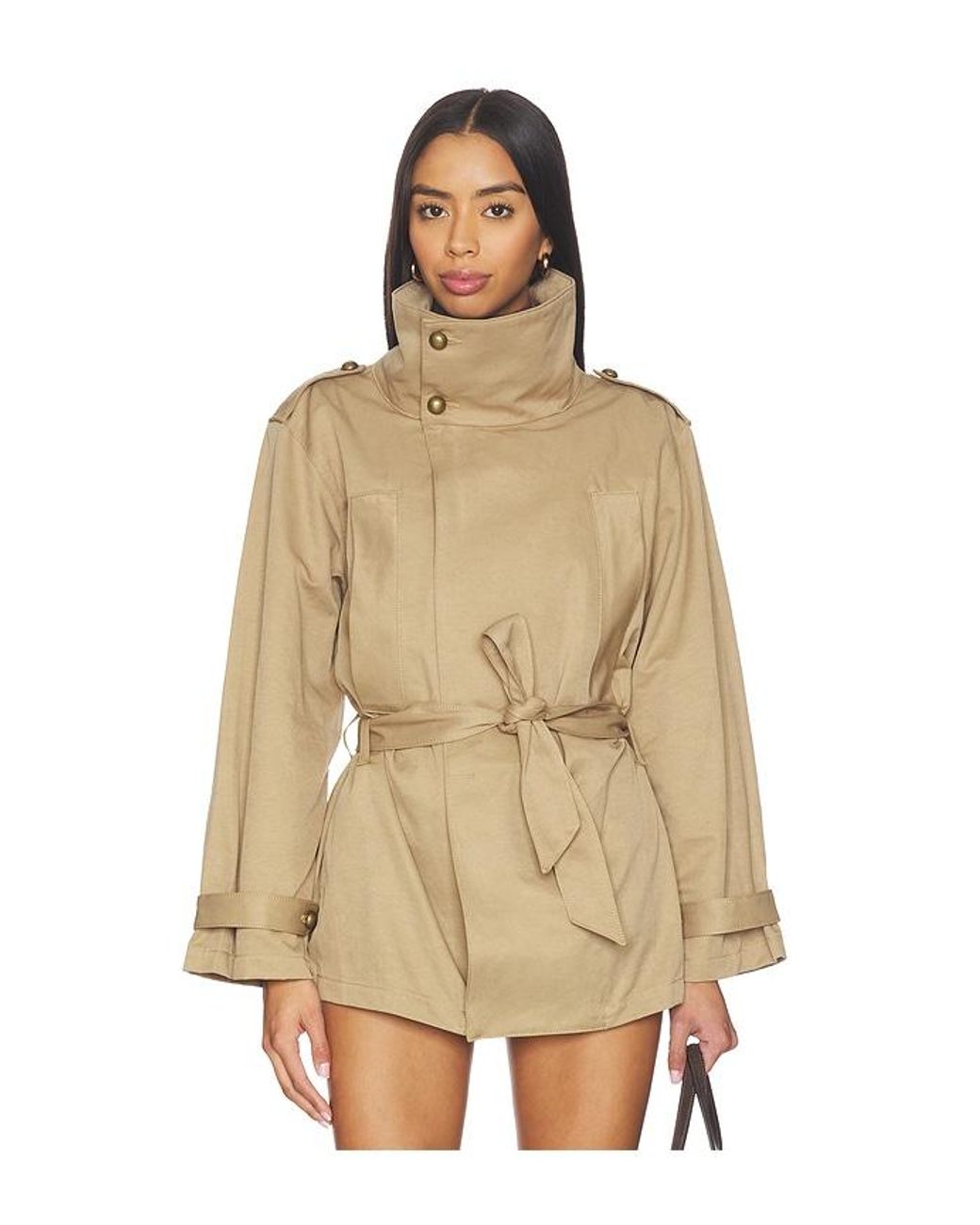 Lovers + Friends Natural Mason Jacket