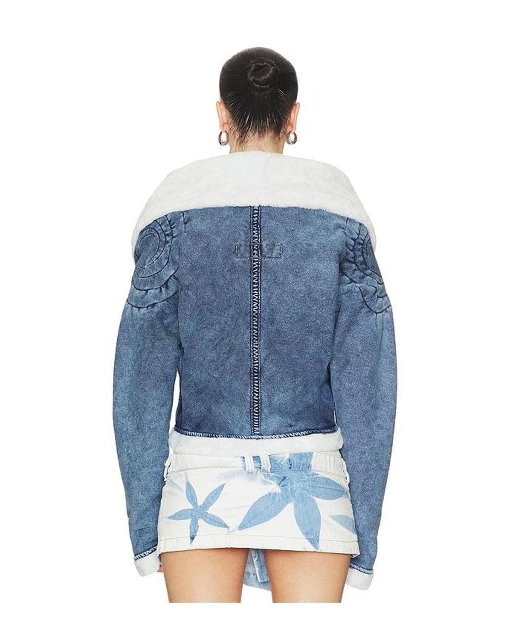 MASHA POPOVA Blue Bathrobe Vortex Jacket