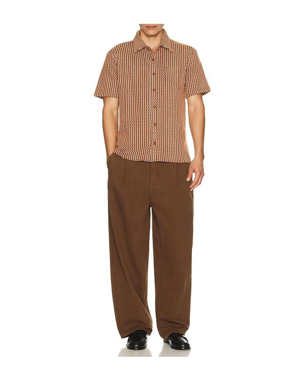 BOUND Polohemd in Brown für Herren
