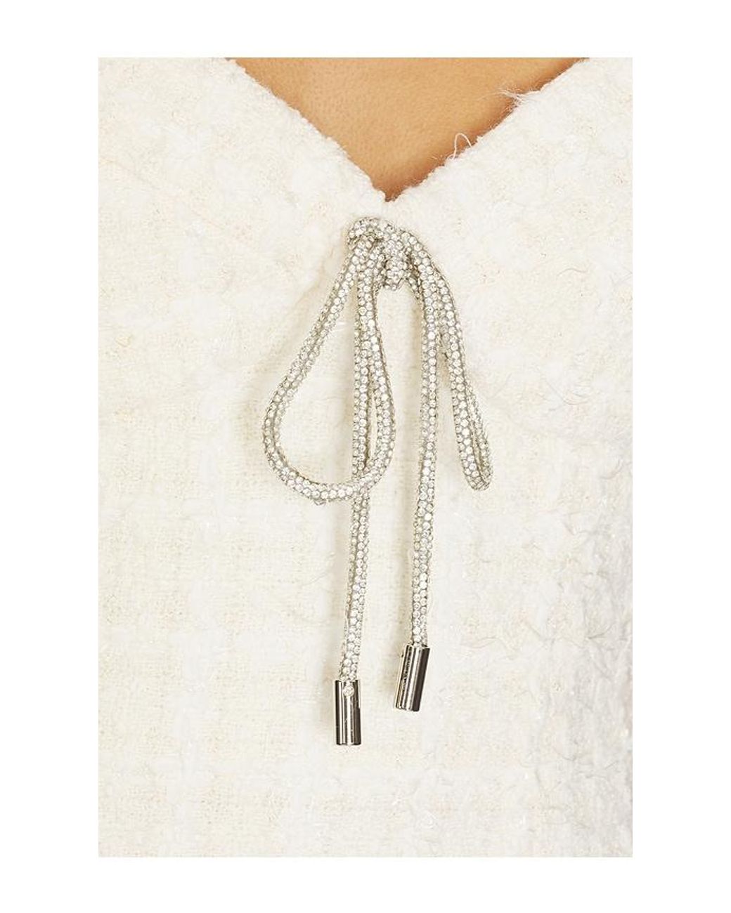 Area White Tweed Lady Mini Dress