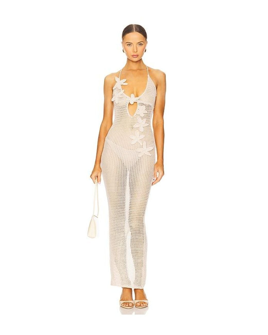 Bananhot White Hilsa Maxi Dress