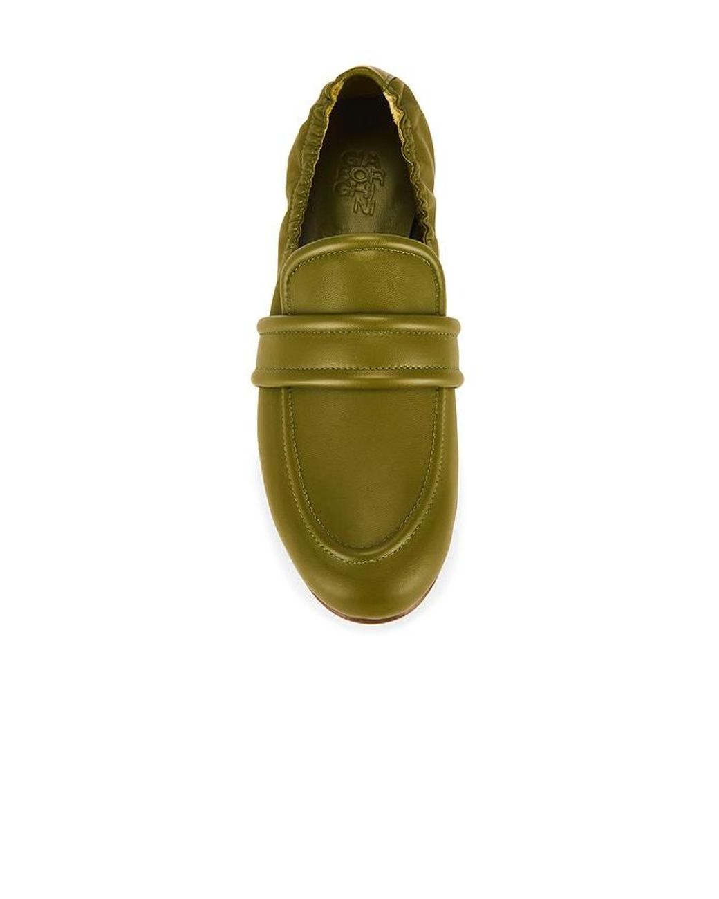 Gia Borghini Green Paula Loafer