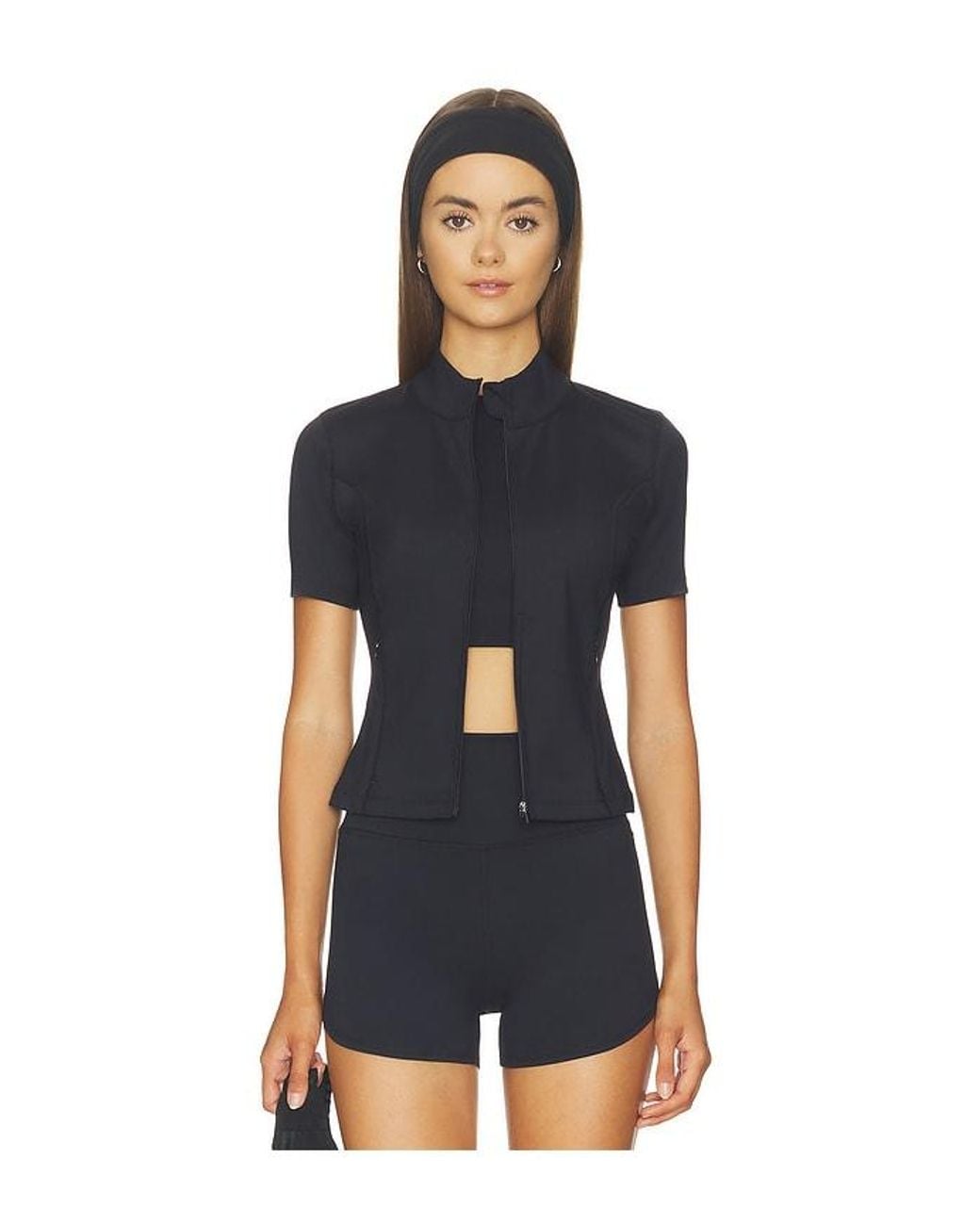 WellBeing + BeingWell Blue Flowwell Gia Jacket