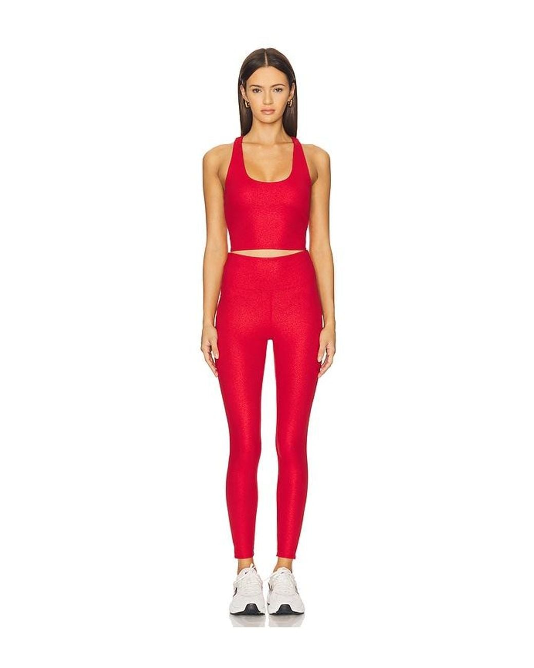 Beach Riot Red Piper Legging