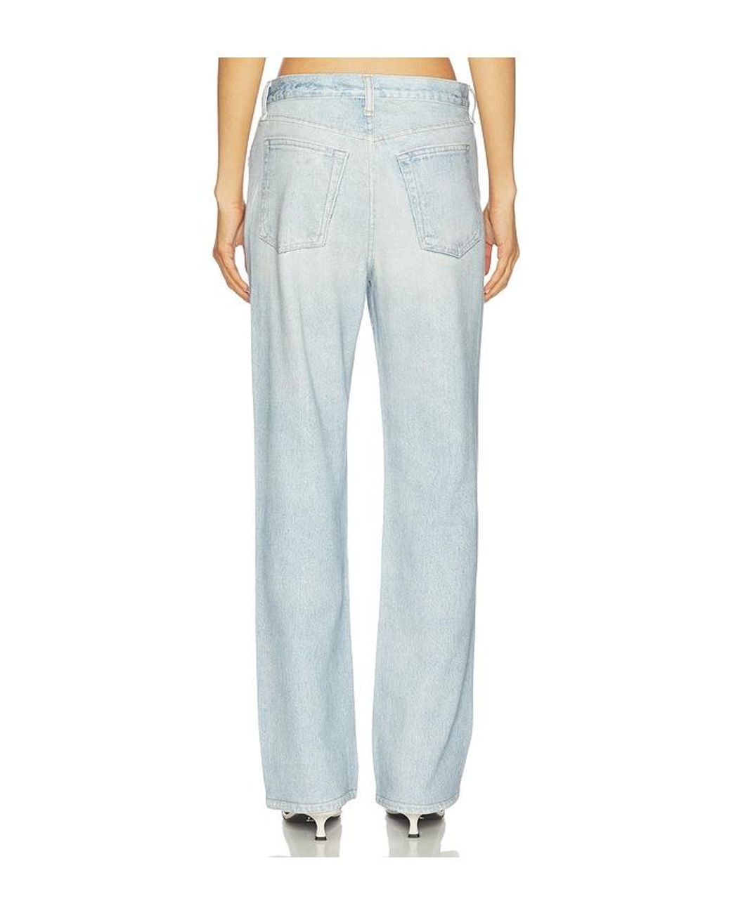 Rag & Bone Blue Rb Miramar Terry Shea Ankle Straight Pants