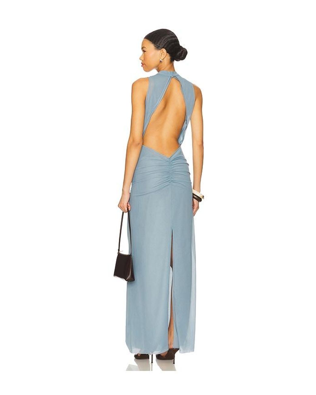 Sir Blue Ruby Open Back Gown