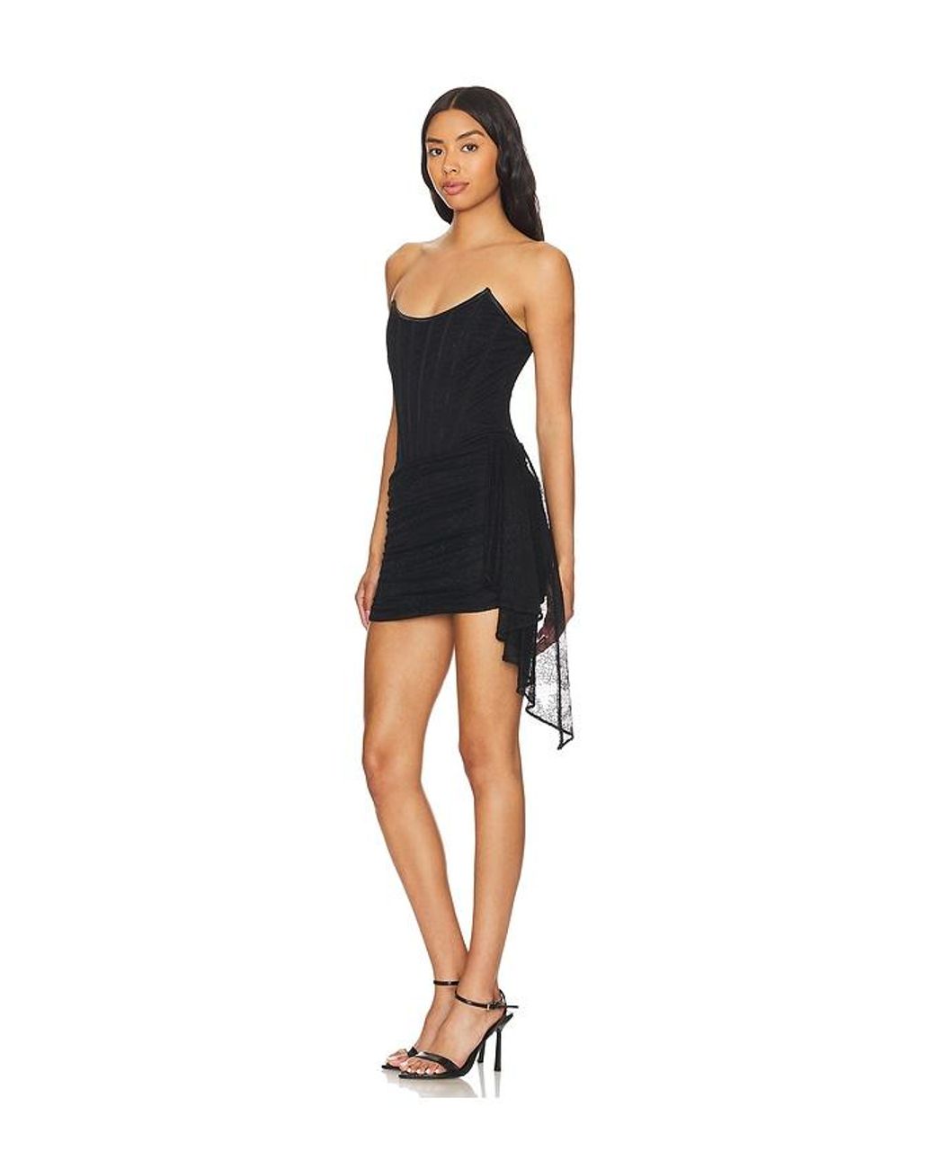 Nbd Black Lynette Mini Dress