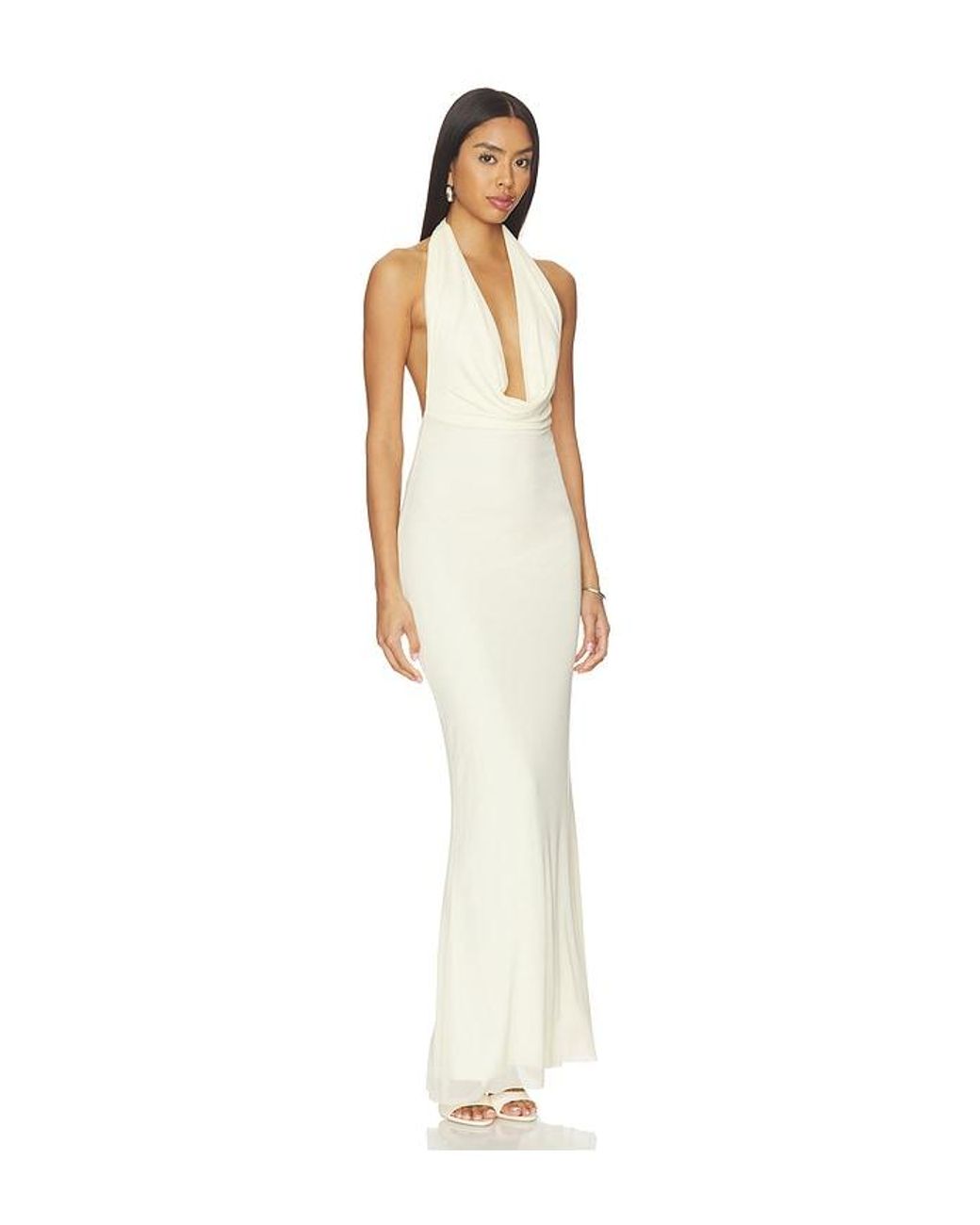 MAJORELLE White Liara Gown