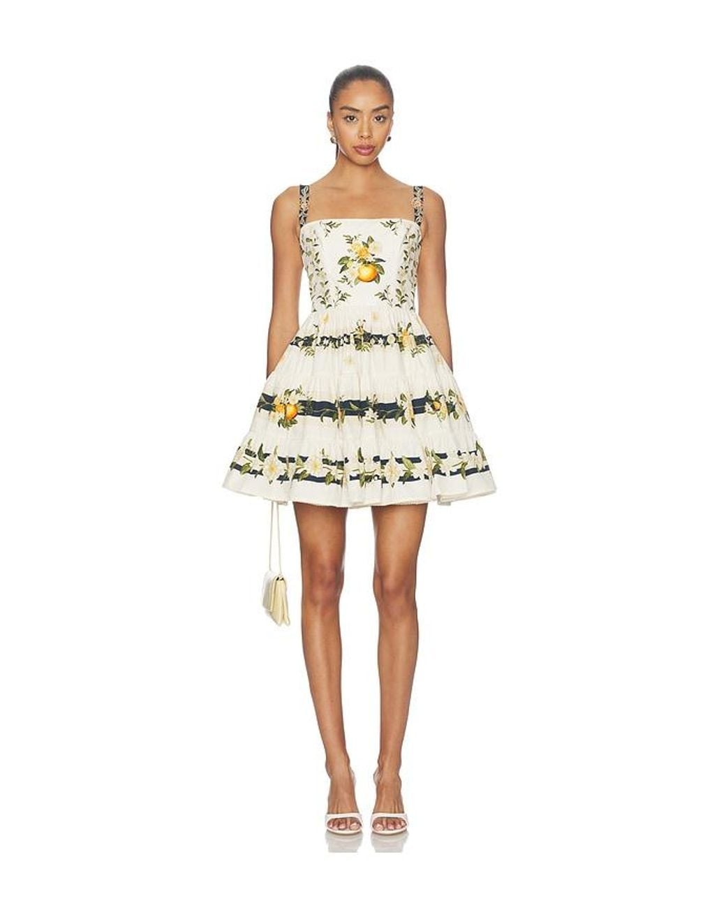 Agua Bendita White Lima Mini Valle Dress
