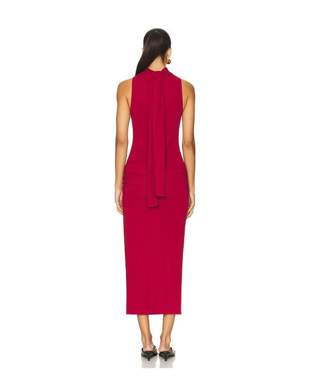 geel Red Hugo Dress