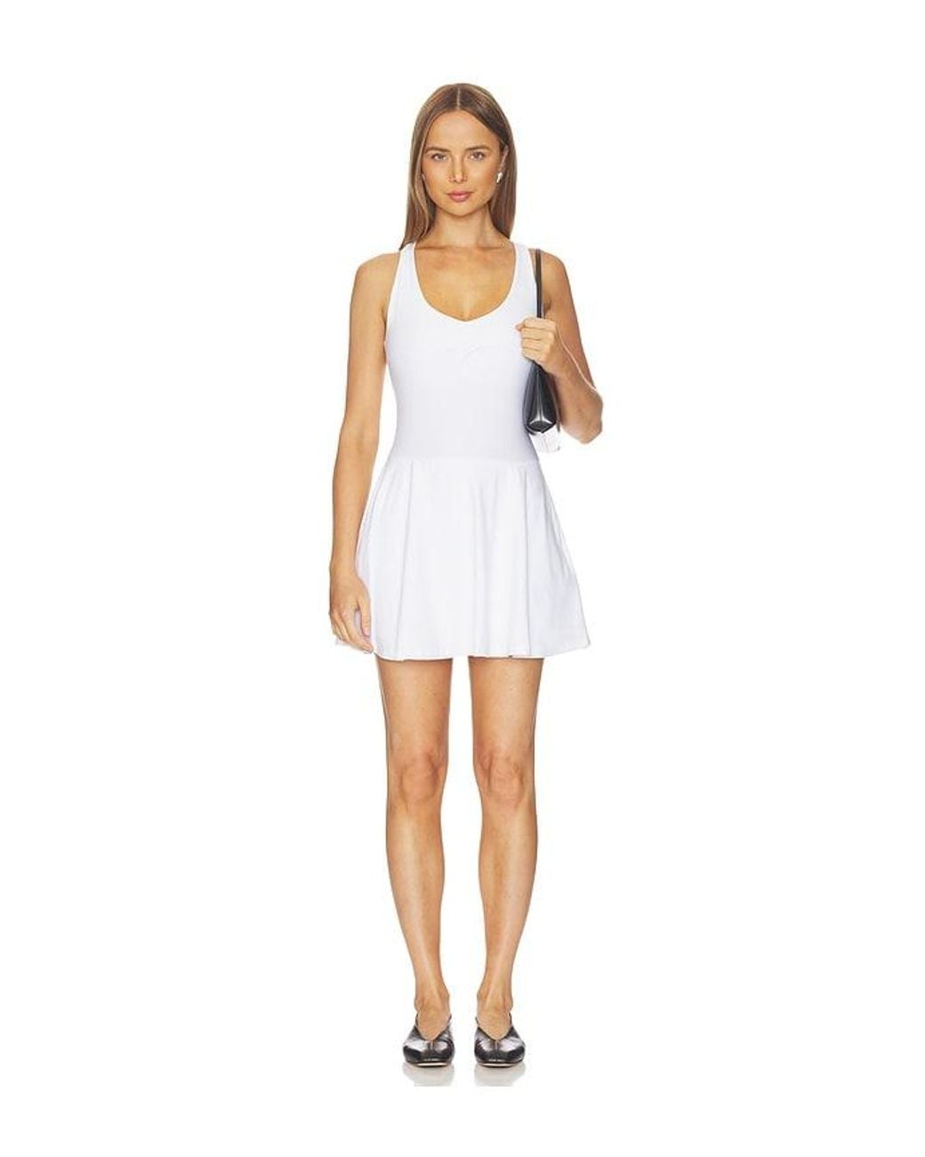 Beyond Yoga White Twist Dress