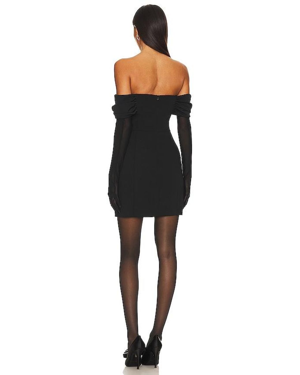 Amanda Uprichard Black X Revolve Jania Dress