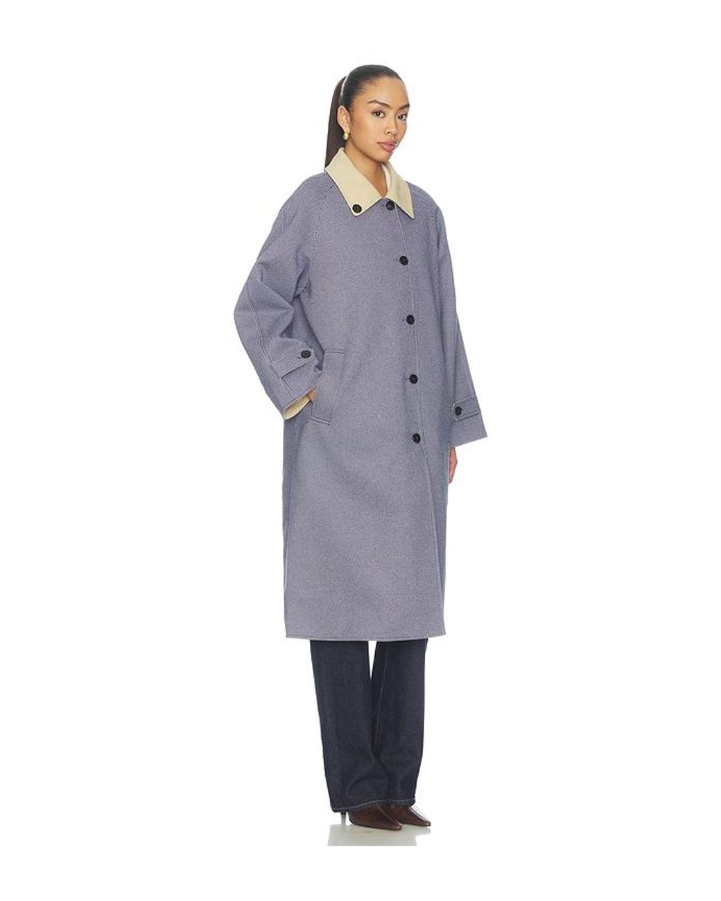 Maude Club Blue Conrad Coat