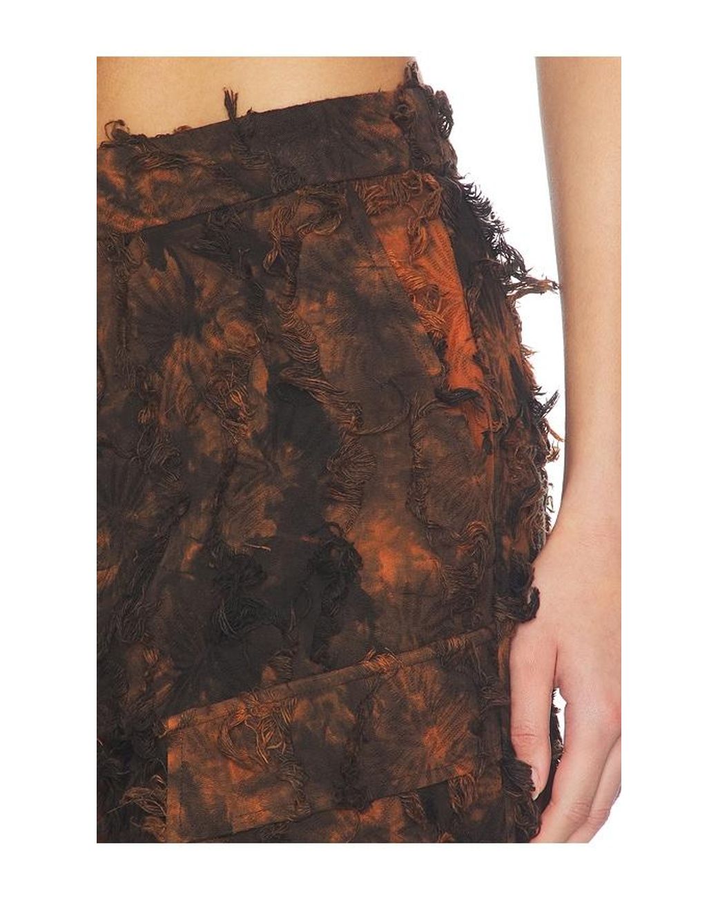 Kim Shui Multicolor Burnt Pant