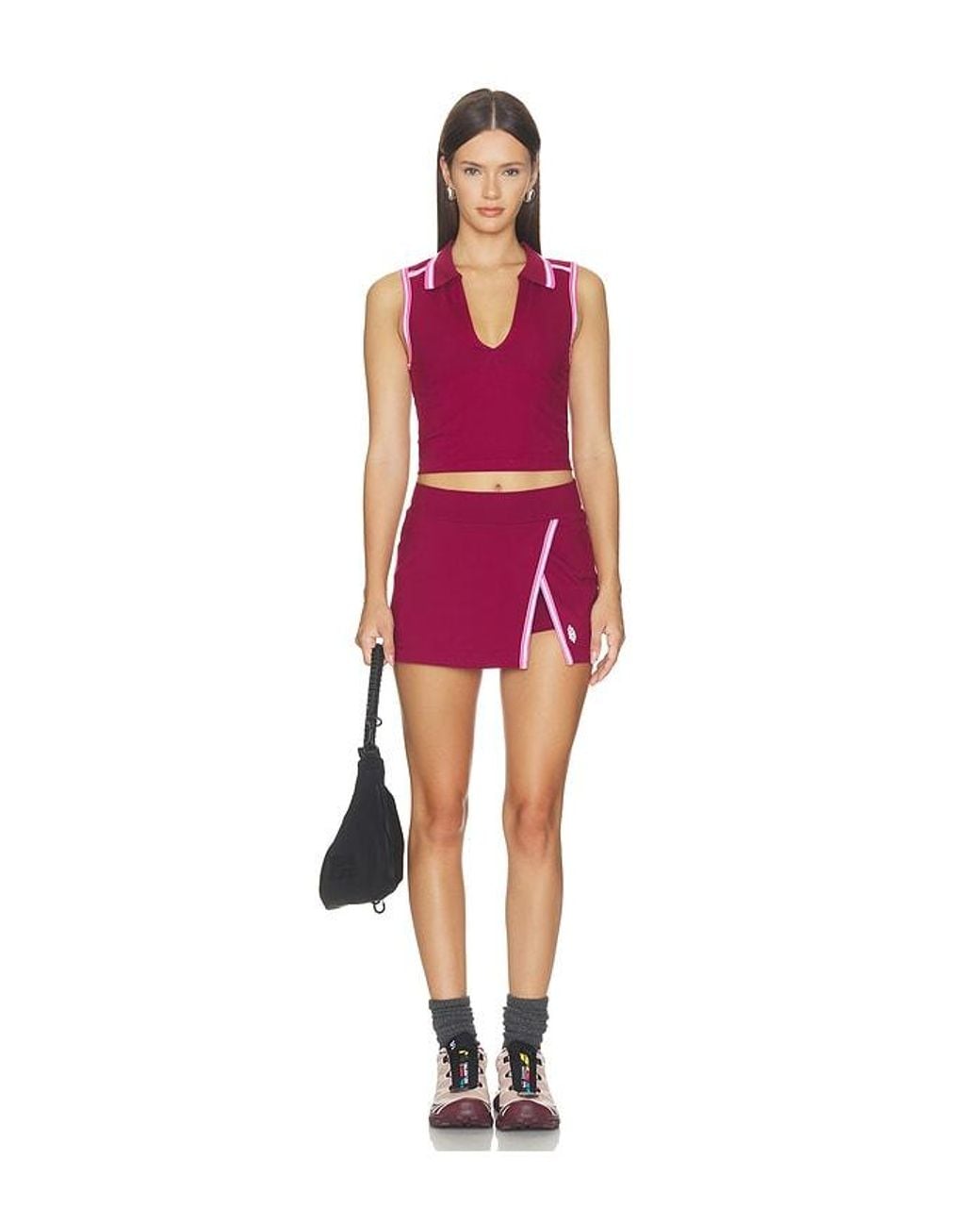 Free People Pink X Fp Movement Forehand Skort