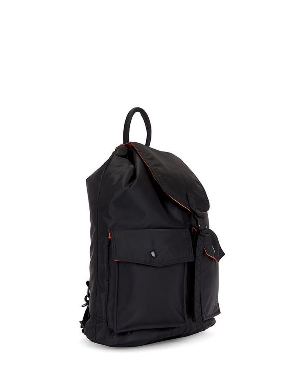 Alpha Industries Black Nylon Backpack for men