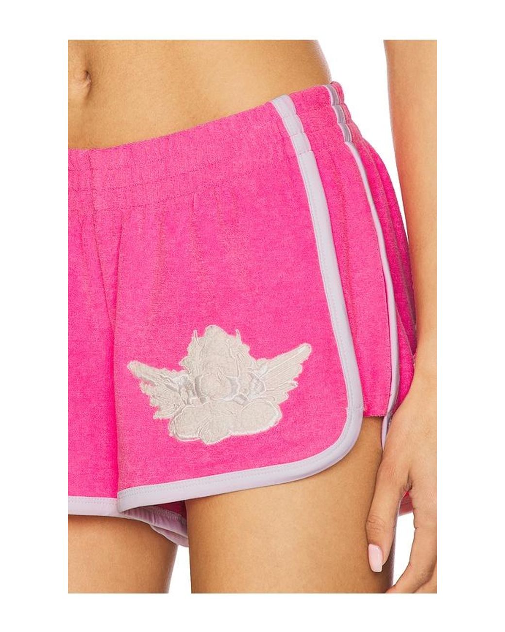Boys Lie Pink Cherub University Runner Shorts