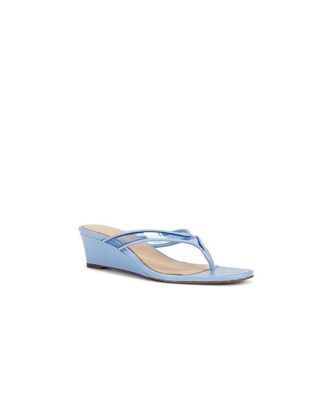 Veronica Beard Blue Clea Wedge Sandal