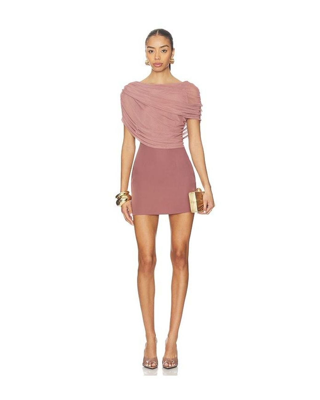 superdown Purple Bailey Mini Dress
