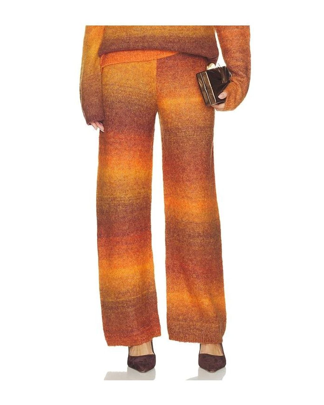 Cult Gaia Orange Linnet Pant
