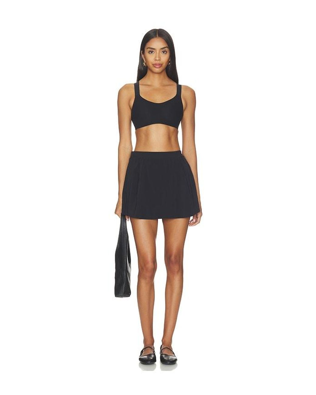 Spanx Blue Get Moving Pleated Skort