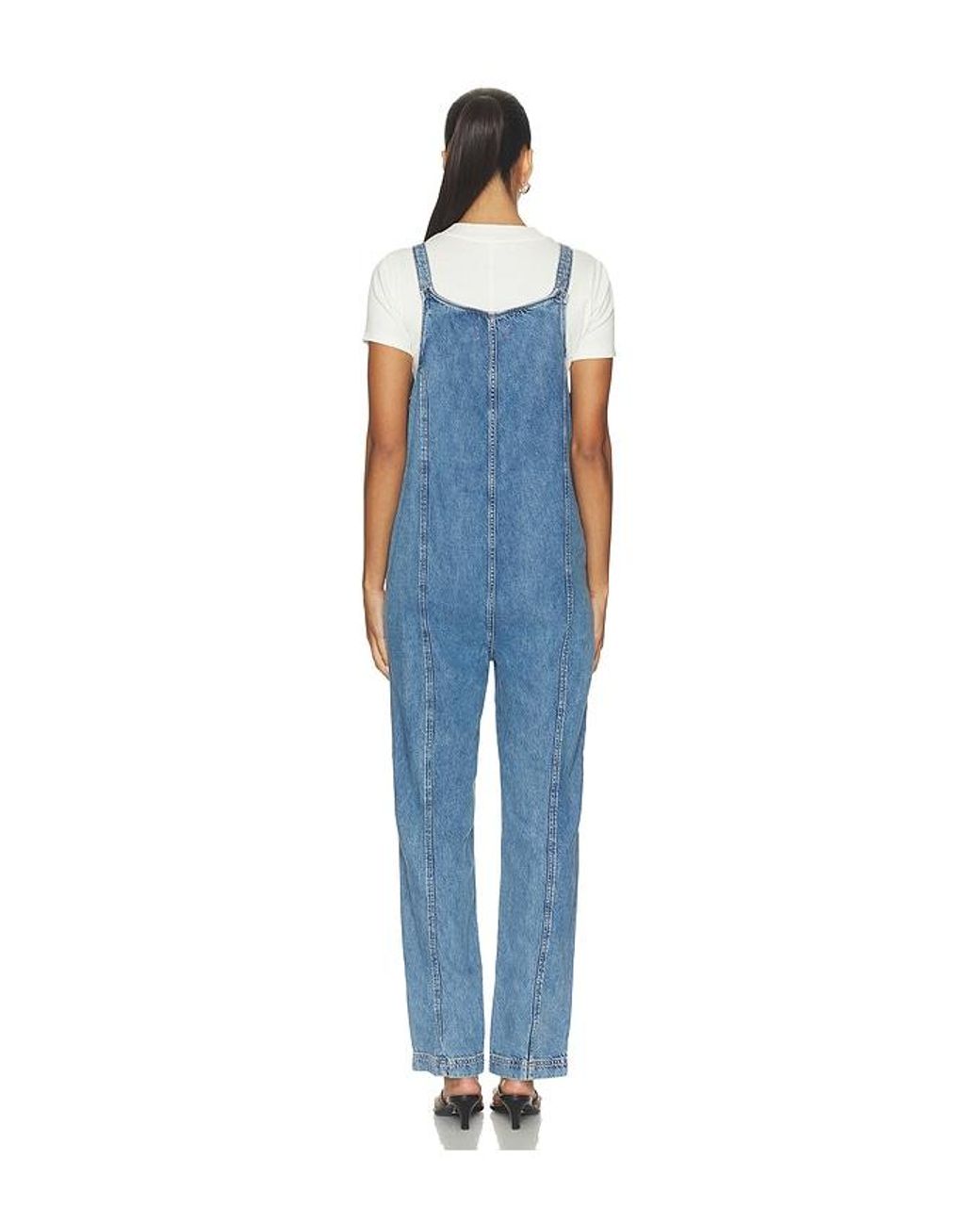 HATCH Blue The Drapey Nora Jumpsuit