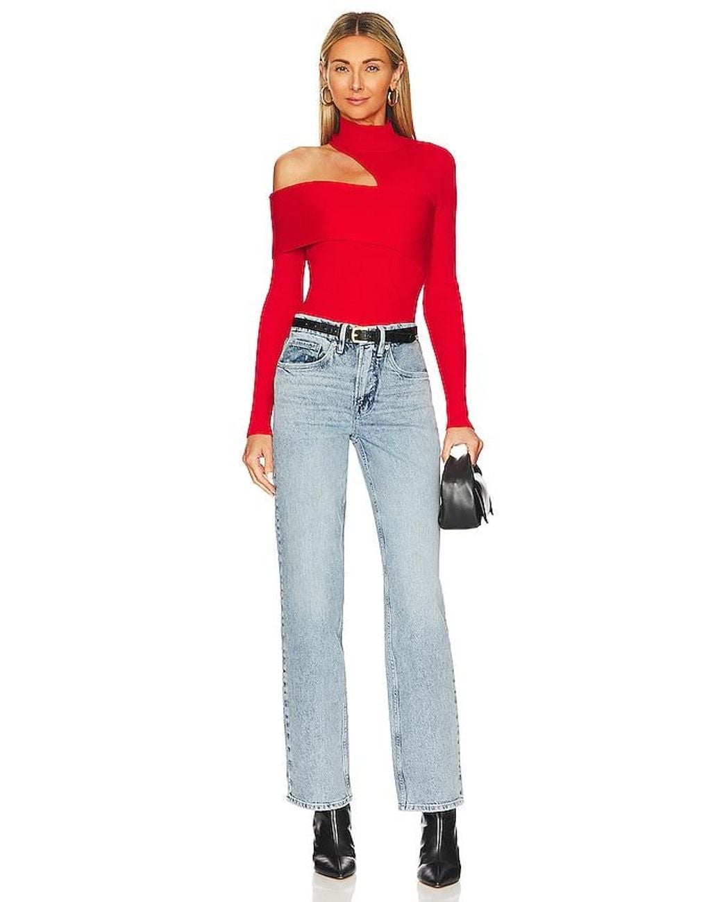 Nbd Red Kiera Sweater