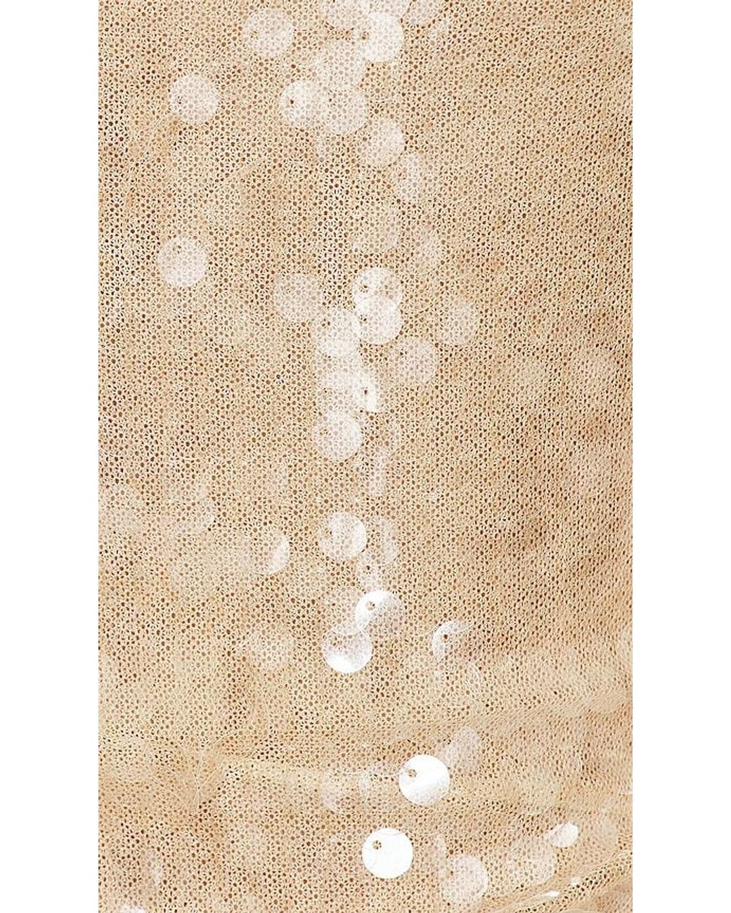 Kim Shui Natural Pailette Mini Dress
