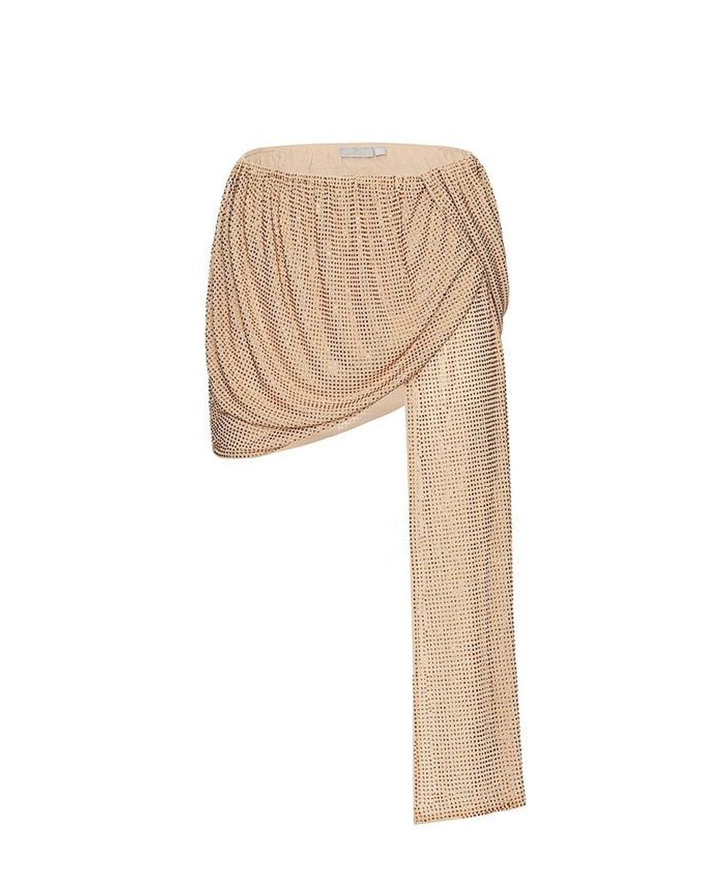 HAELO Natural Rhinestone Loop Skirt