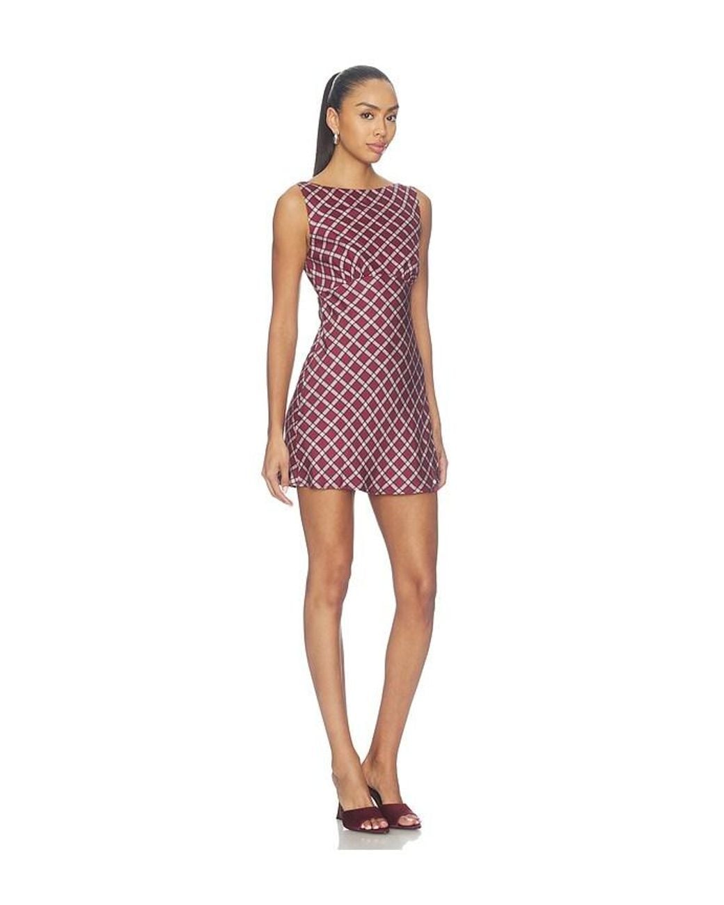 Tularosa Red Margo Mini Dress