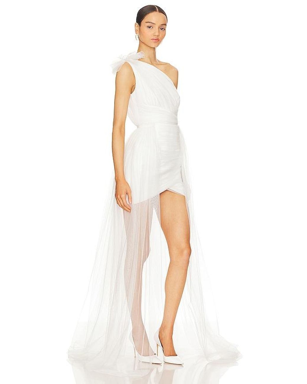SAU LEE White Sidney Dress