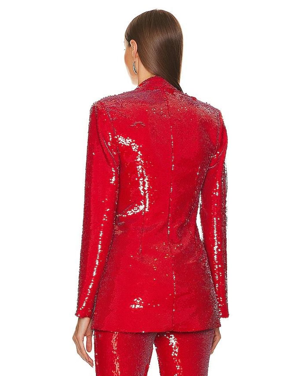 Michael Costello Red X Revolve Harlow Blazer