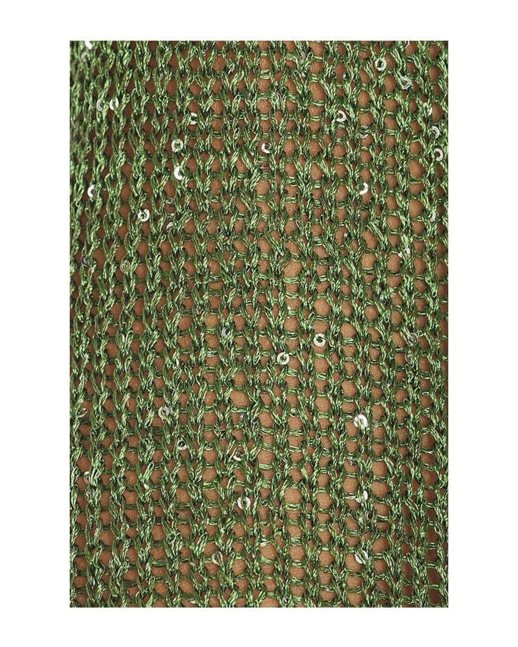 superdown Green Miranda Knit Top