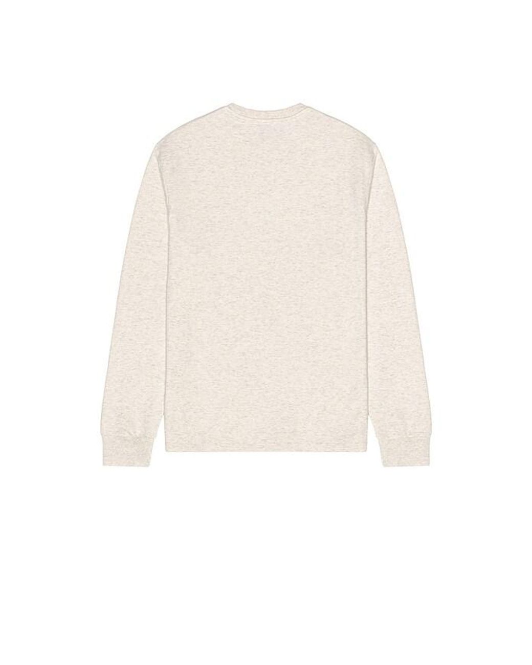 FRAME Natural Longsleeve Duofold Crew for men