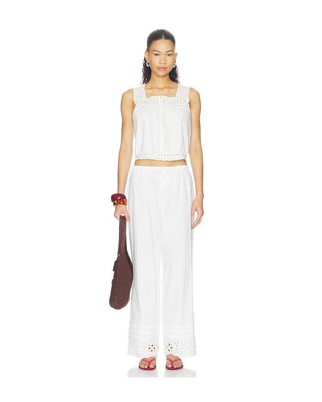 Rails White Lydia Pant