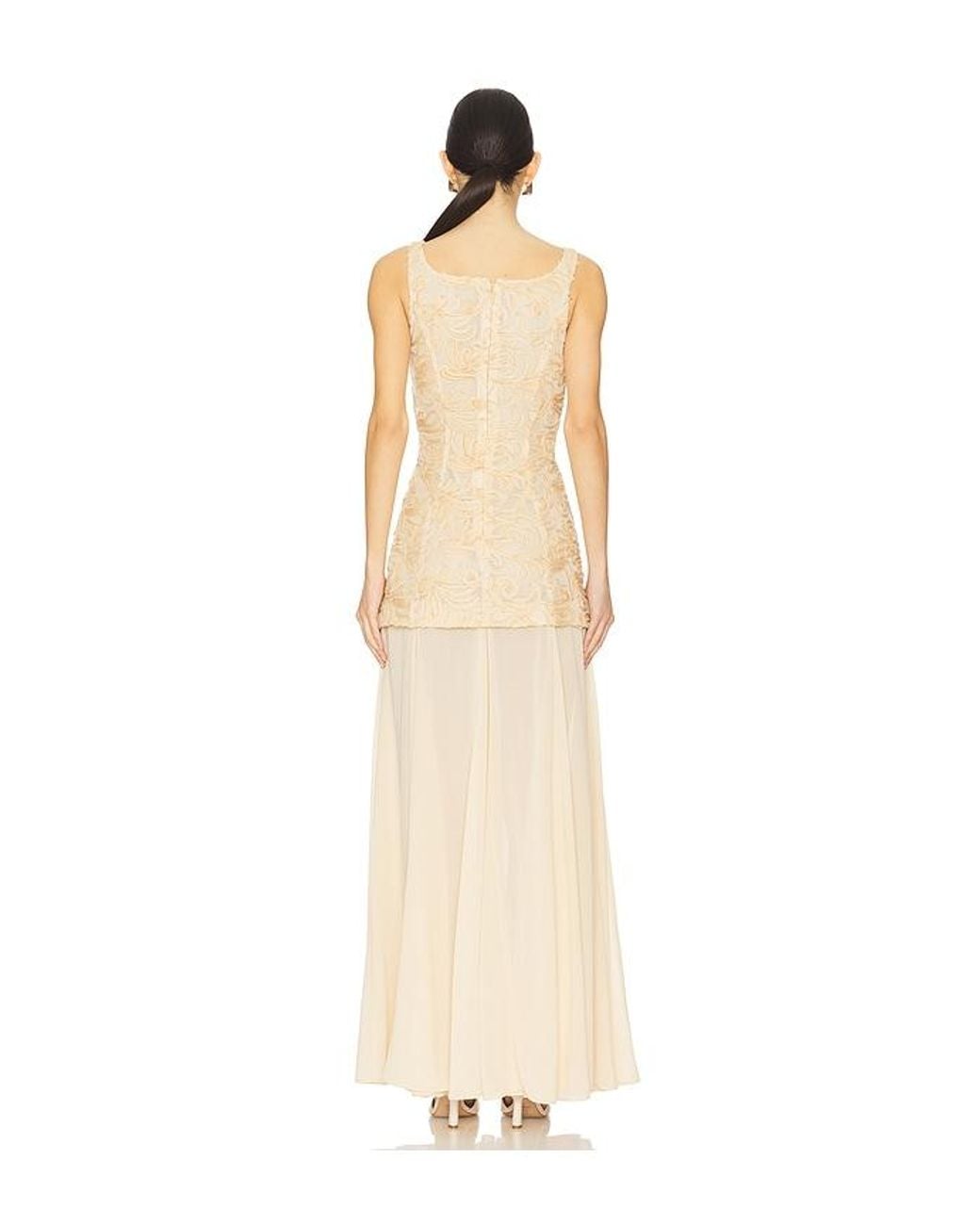 LPA White Simona Maxi Dress